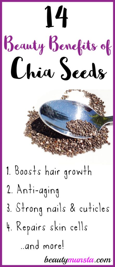 Discover 14 fantastic beauty benefits of chia seeds for skin, hair & more!