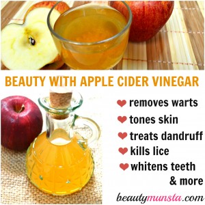 20 Beauty Benefits of Apple Cider Vinegar