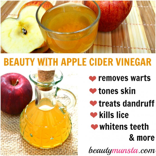 20 Beauty Benefits of Apple Cider Vinegar beautymunsta free natural