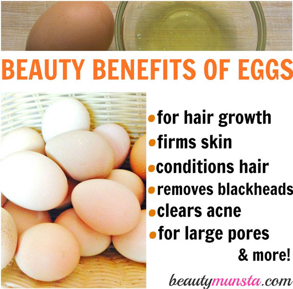 In this article, let's discover 12 beauty benefits of eggs for skin, hair and more! 