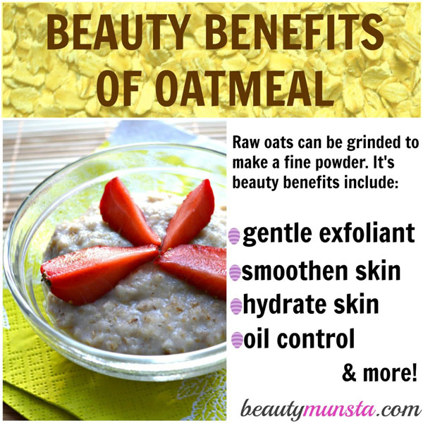 10 Best Benefits of Oats on Face Skin Weight Loss  More  Heart Bows   Makeup