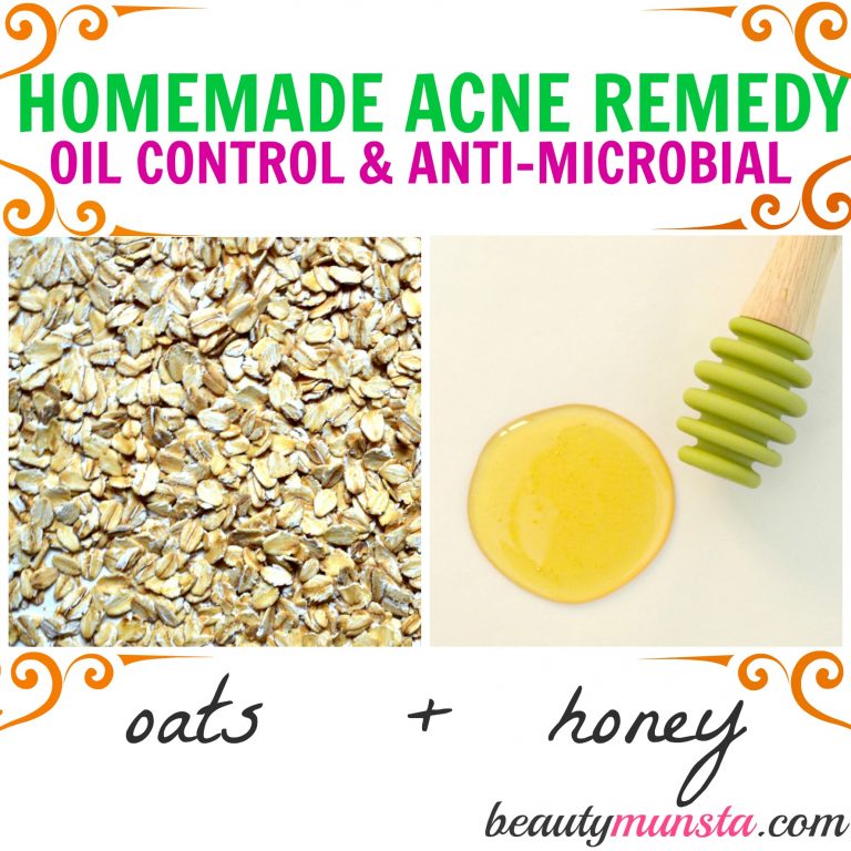 Homemade Oatmeal and Honey Face Mask for Acne beautymunsta free