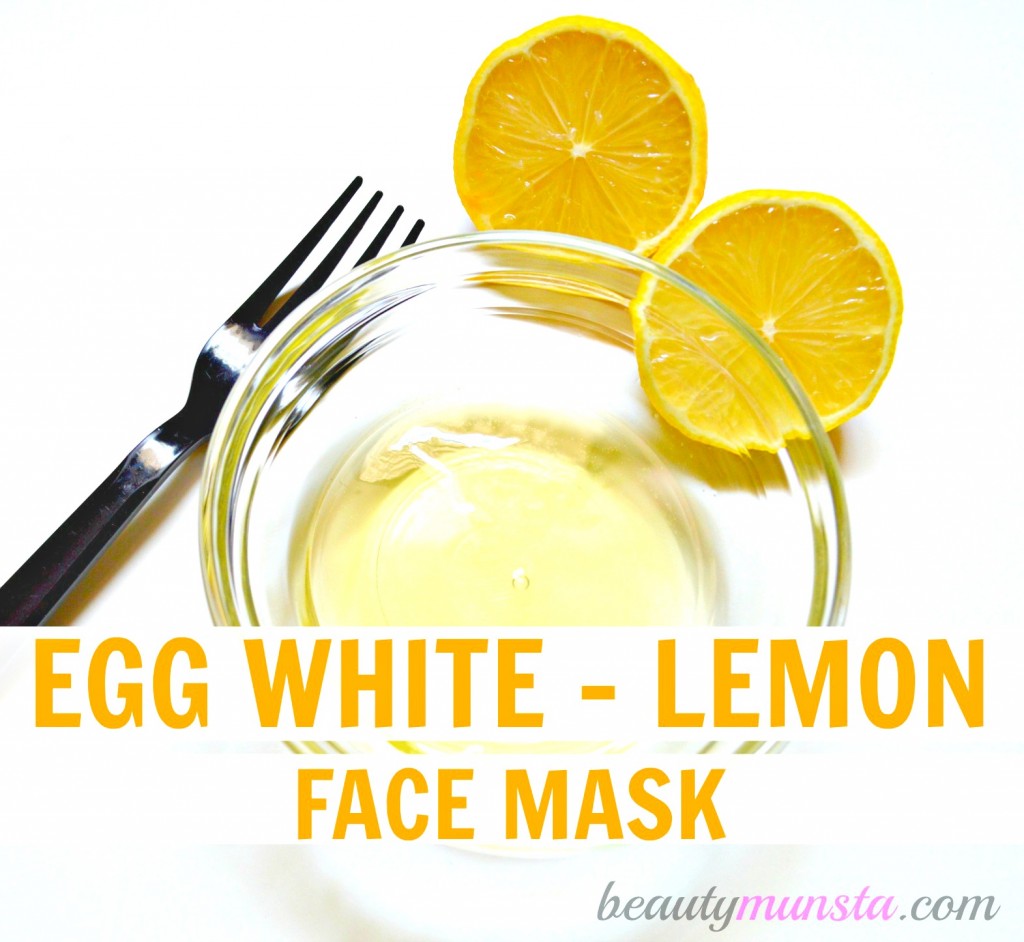 Egg White Lemon Face Mask 1