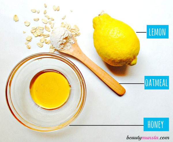 Honey Oatmeal Lemon Face Mask For Acne Scars More Beautymunsta Free Natural Beauty Hacks And More