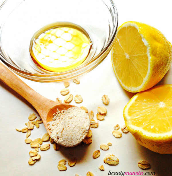 Honey Oatmeal Lemon Face Mask For Acne Scars More Beautymunsta Free Natural Beauty Hacks And More