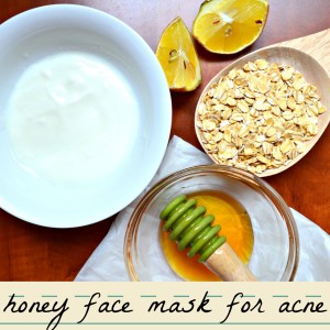 Brightening Oatmeal Yogurt Lemon Honey Face Mask for Acne
