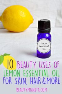 Top 10 Beauty Benefits of Lemon Essential Oil for Skin and Hair Care ...