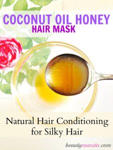 Coconut Oil Honey Hair Mask | Deep Conditioning for Silky Hair