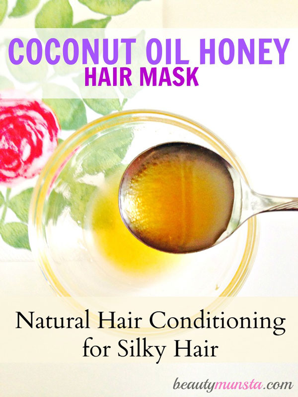 Coconut Oil Honey Hair Mask Deep Conditioning for Silky Hair