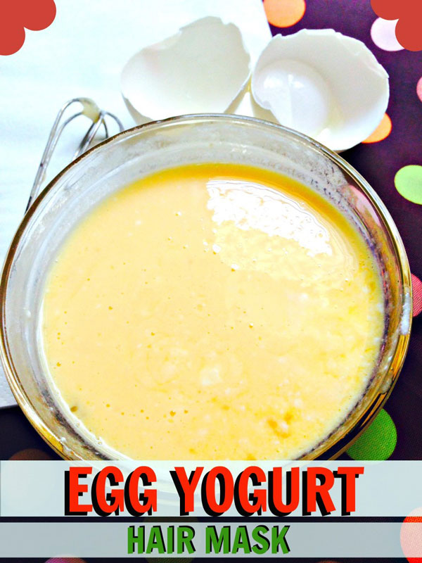That's it! Your fabulous egg and yogurt hair mask is complete and ready for application!