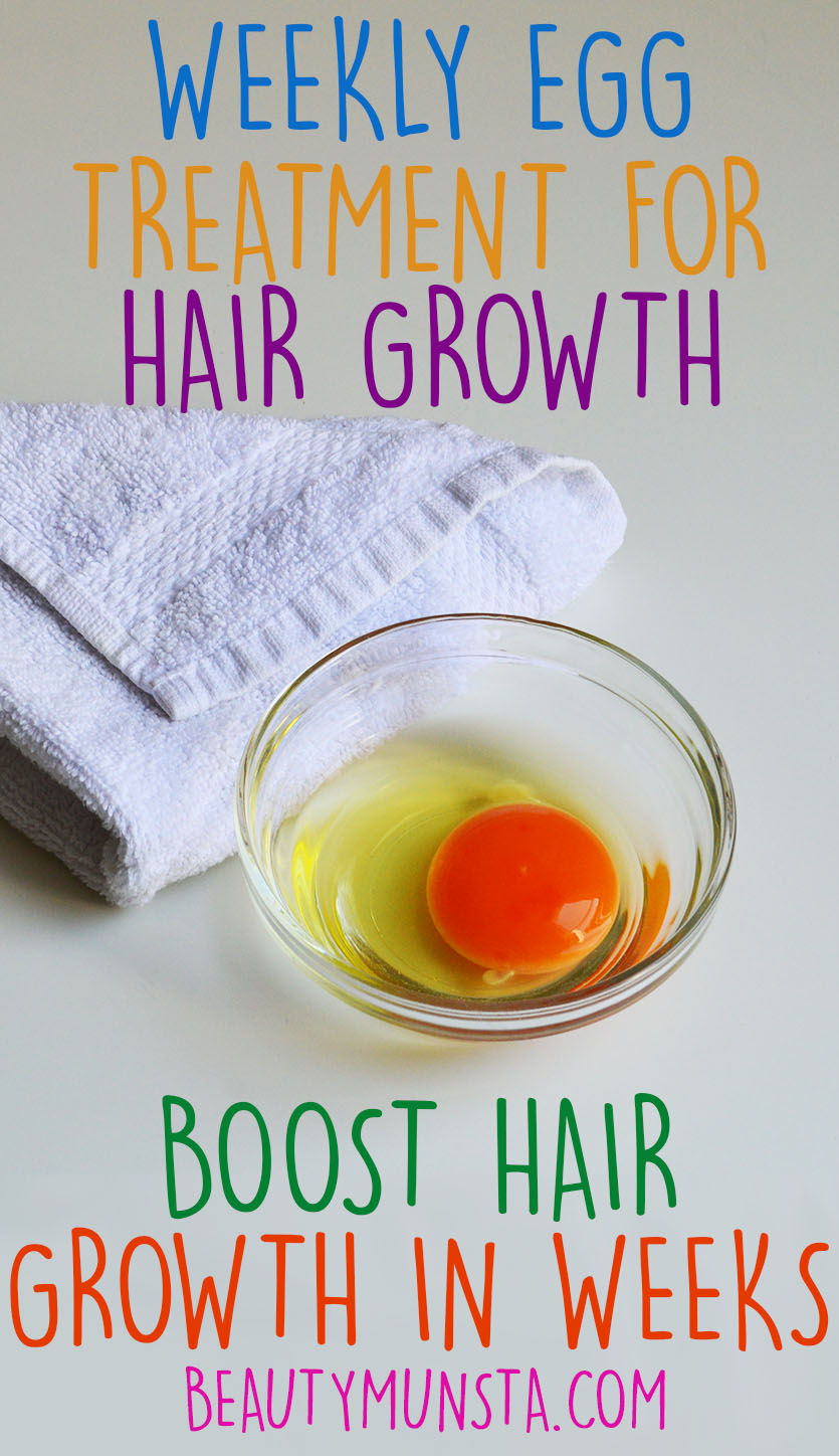 weekly egg treatment for hair growth