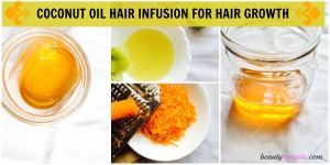 coconut oil hair infusion