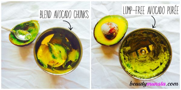 Important: Before you mix up your ingredients, first blend the avocado alone to get a lump free puree.