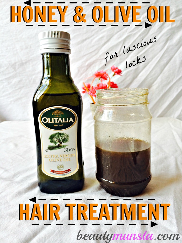 Honey & olive oil hair treatment for luscious locks 