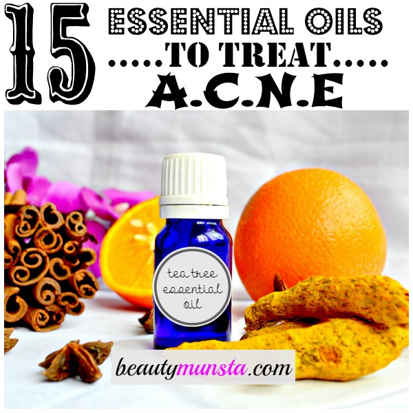 Treat Acne at home with essential oils! Get to know the best essential oils for acne