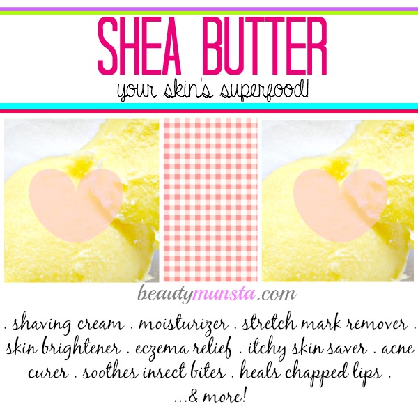 Shea butter is a multi-purpose beauty product. You might start choosing it over coconut oil like I do sometimes! 