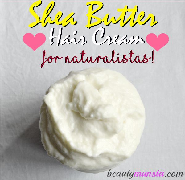 Ditch the sore-bought hair moisturizers and try this shea butter hair cream recipe for beautiful curls instead! 