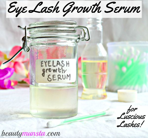 DIY Natural Eyelash Growth Serum for Thicker & Longer ...