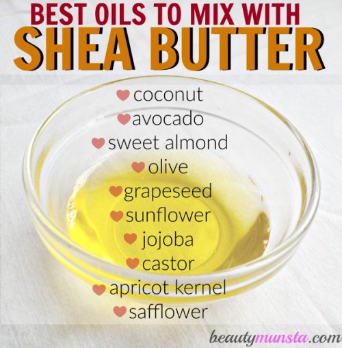 10 best oils to mix with shea butter for skin and hair 