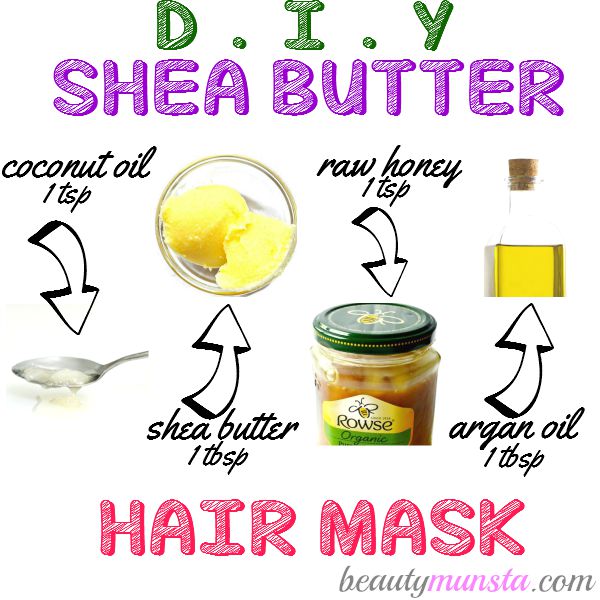 Homemade shea butter hair mask recipe for gorgeous curls! Deep condition, seal in moisture and nourish your beautiful hair! 