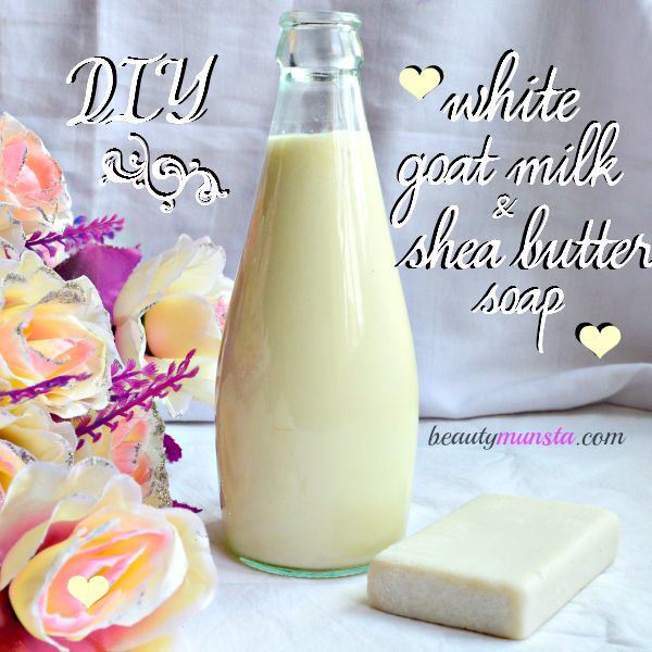 Make your own sweet smelling homemade soap with skin nourishing goat milk