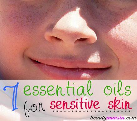 Soothe and calm your sensitive skin with essential oils! 