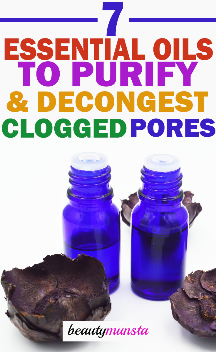 essential oils for clogged pores purification