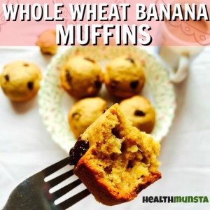 Scrumptious Whole Wheat Banana Muffin Recipe