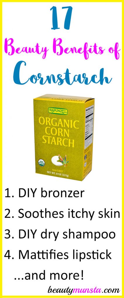 Yes, there are some exciting beauty benefits of cornstarch for your skin, hair and more! Read them below! 