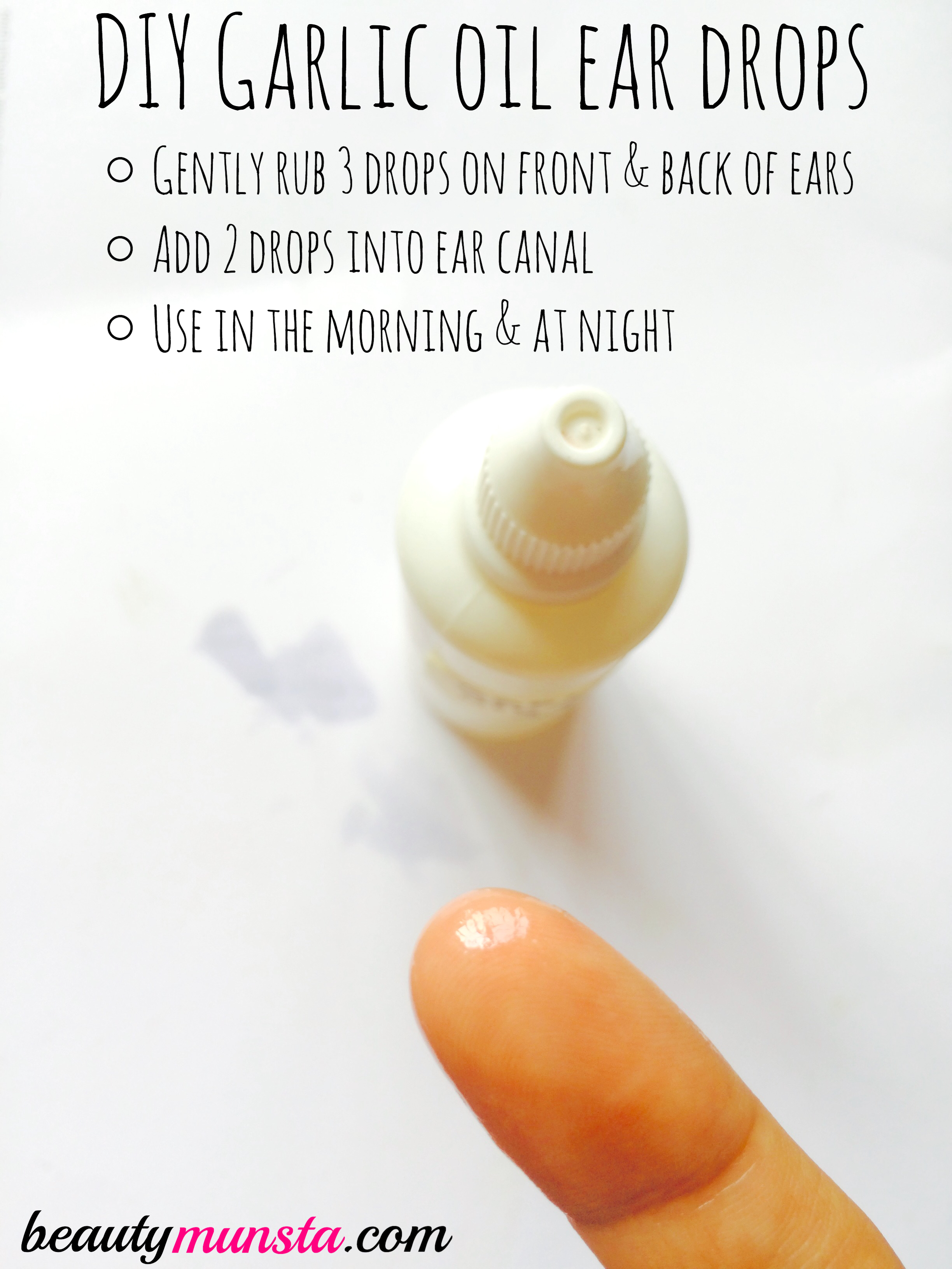 How to Make Garlic Oil Ear Drops for Ear Infections & Ear Aches