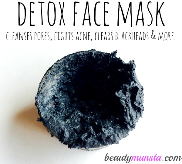 This bentonite clay and activated charcoal face mask is the perfect detox your face needs to unclog blocked pores and deep cleanse your skin from deep within! 