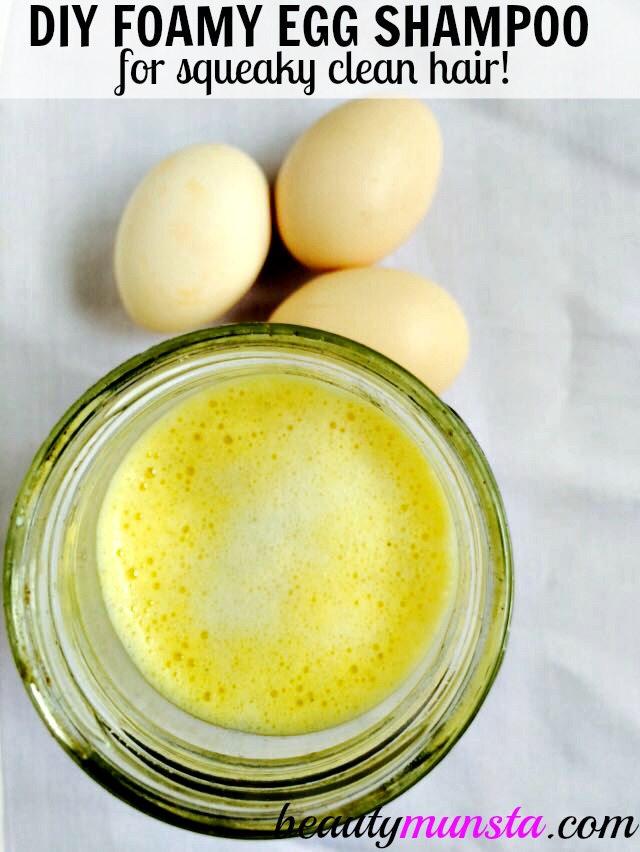 diy egg shampoo