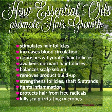 10 benefits of using essential oils for hair growth