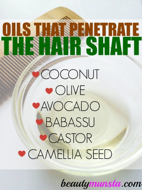 7 Oils That Penetrate The Hair Shaft Cuticle Beautymunsta