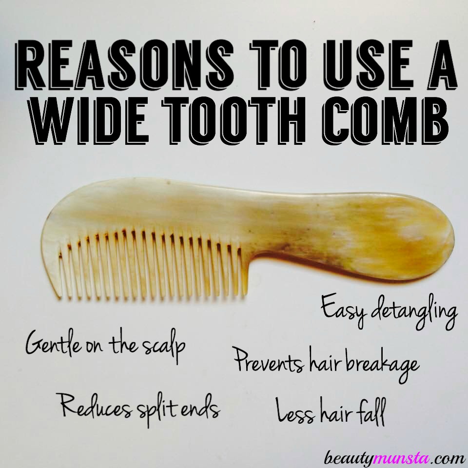 Why is a wide tooth comb good for your hair? Find out in this post! 