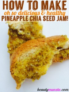 Delicious Pineapple Chia Seed Jam Recipe | Only 3 Ingredients!