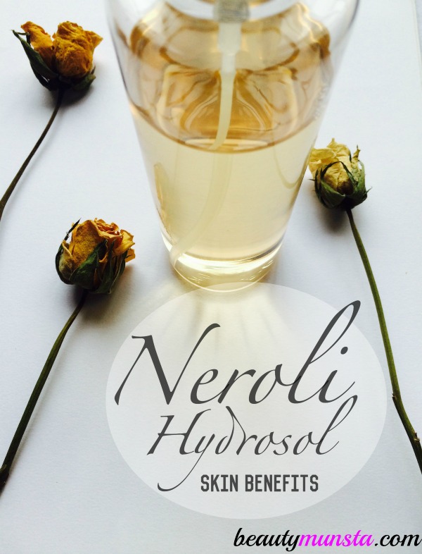 Neroli hydrosol, also known as orange blossom water is amazing for skin! Read 11 neroli hydrosol skin benefits below! 