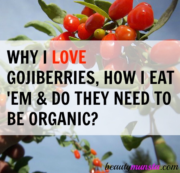 Gojiberries are amazing superfoods and POWERFUL antioxidant and anti-inflammatory benefits! 