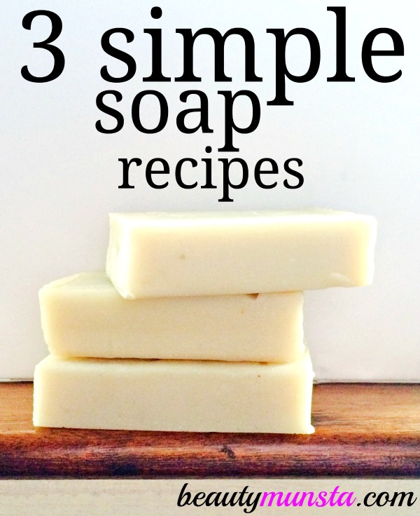 Here are 3 DIY melt and pour soap recipes with shea butter! Learn how to make your own soap for dry skin, sensitive skin and more! 