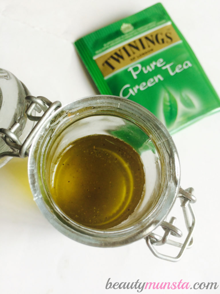 DIY Green Tea and Coconut Oil Moisturizer My Body Oil Recipe