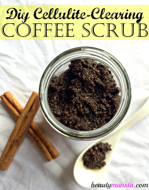 How To Make A Coffee Scrub For Cellulite Beautymunsta Free Natural Beauty Hacks And More