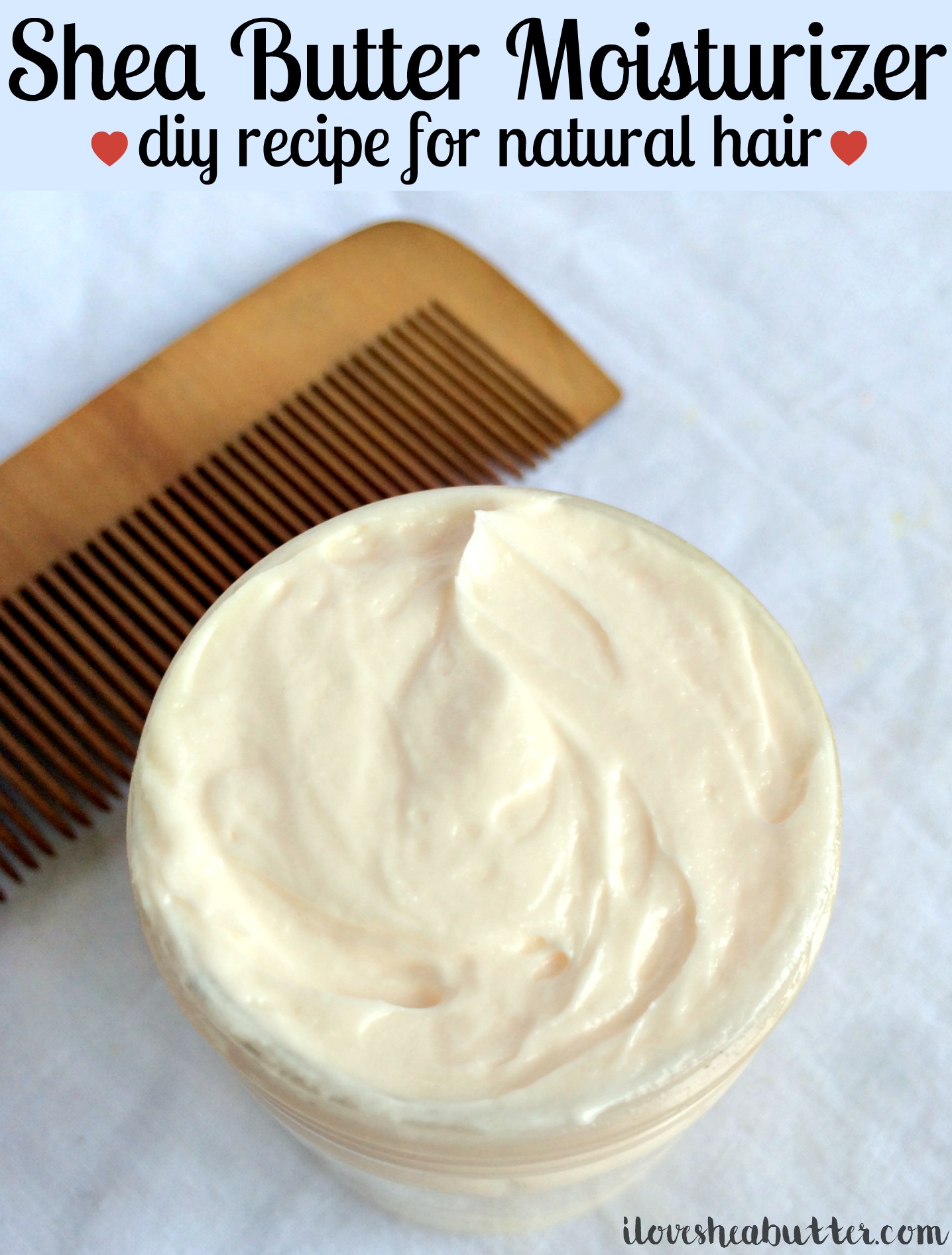 Shea Butter Moisturizer Recipe for Natural Hair beautymunsta free