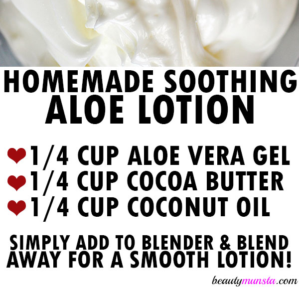 aloe lotion recipe