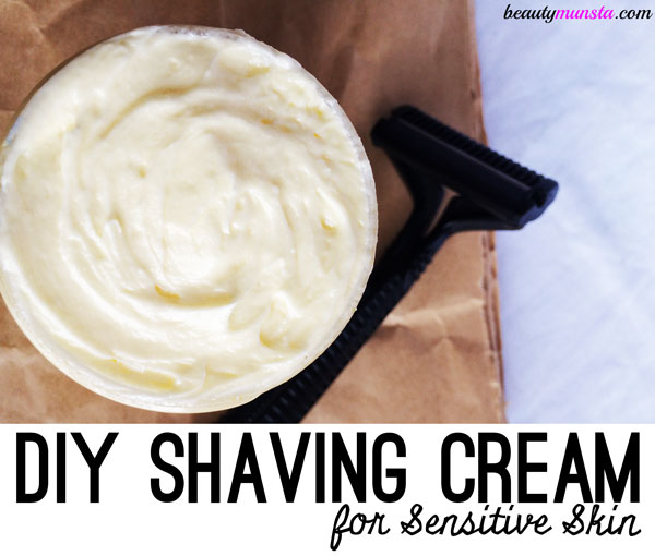 homemade shaving cream for sensitive skin