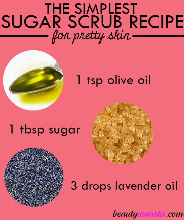 diy sugar face scrub