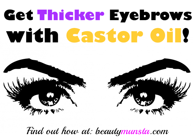 castor oil and thicker eyebrows