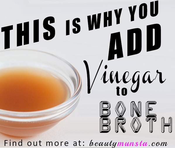 vinegar to bone broth