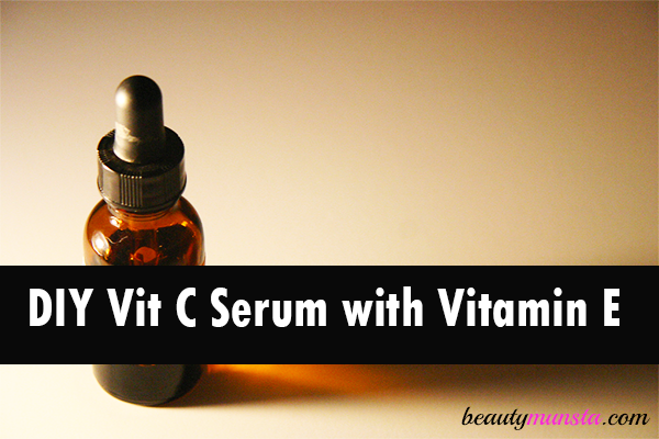 diy vitamin C serum with vitamin E 