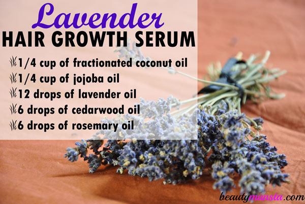 lavender hair growth serum