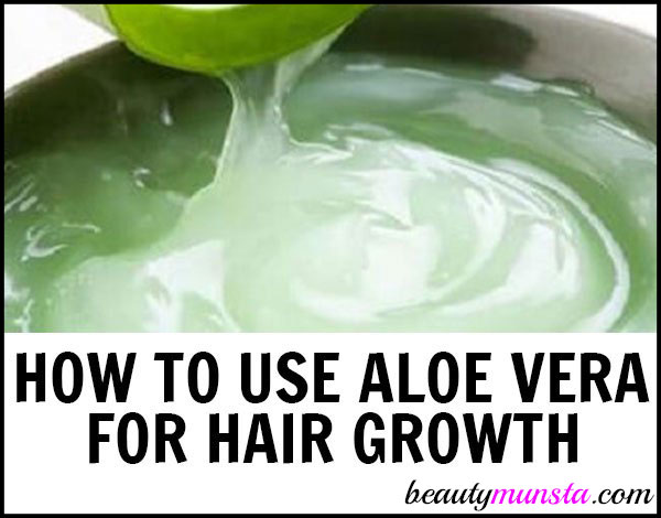 Learn how to use aloe vera gel for hair growth! It really does make your hair grow thicker and longer